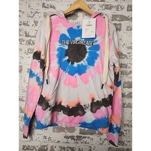 Sandrine Rose Hoodie Womens XS Tie Dye‎ Multicolor